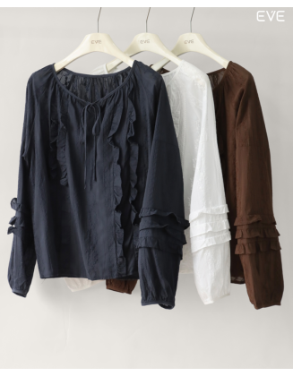 Ruffle Top: Romantic & Detailed