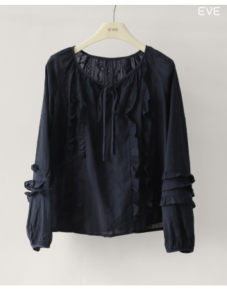 Ruffle Top: Romantic & Detailed