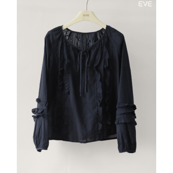Ruffle Top: Romantic & Detailed