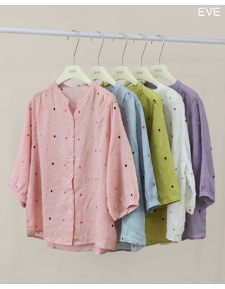 Polka Dot Blouse: Playful & Chic