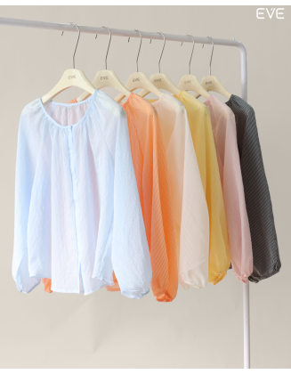 Sheer Button-Up Shirt