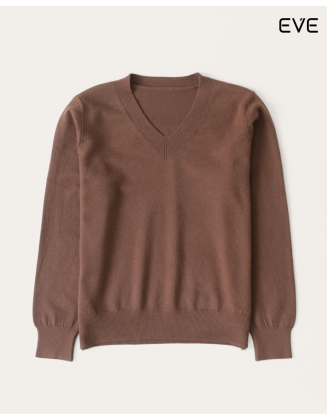 Essential V-Neck Knit Sweater