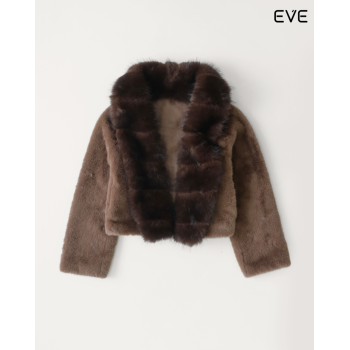 Luxury Faux Fur Cropped Jacket