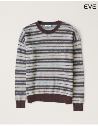 Cozy Heritage: The Patterned Crewneck Sweater Collection