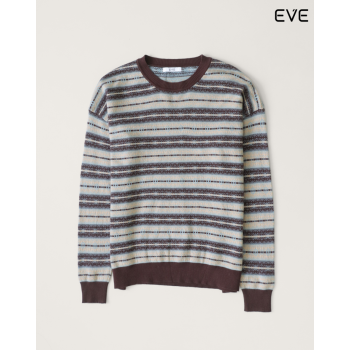 Cozy Heritage: The Patterned Crewneck Sweater Collection