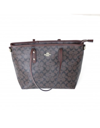 Signature Coated Leather Hand Bag