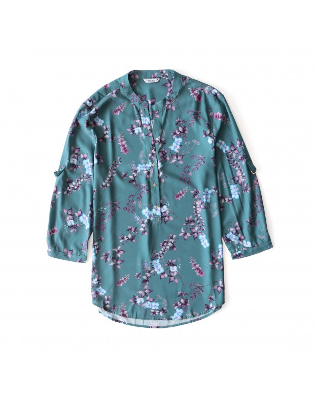 Chiffon Floral T-Shirt